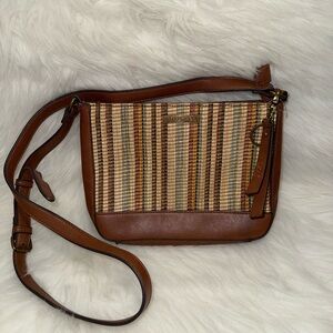 FRYE AND CO. Brown Multicolor Crossbody Bag